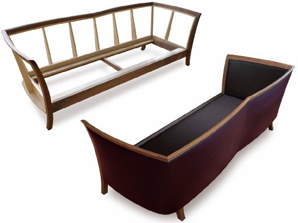 JK-09 ウイングバックチェア（全体）